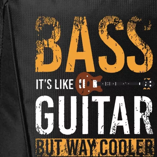 Bass Guitar Player Bassist Gift Bass Guitar City Backpack