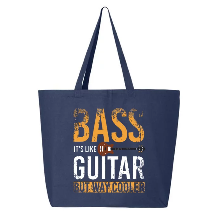 Bass Guitar Player Bassist Gift Bass Guitar 25L Jumbo Tote