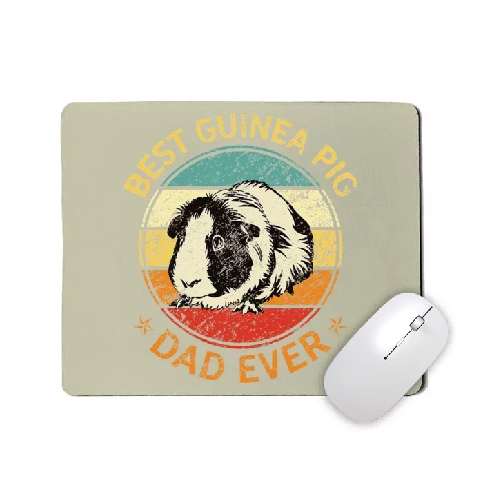 Best Guinea Pig Dad Ever Funny Guinea Pig Daddy Father Mousepad