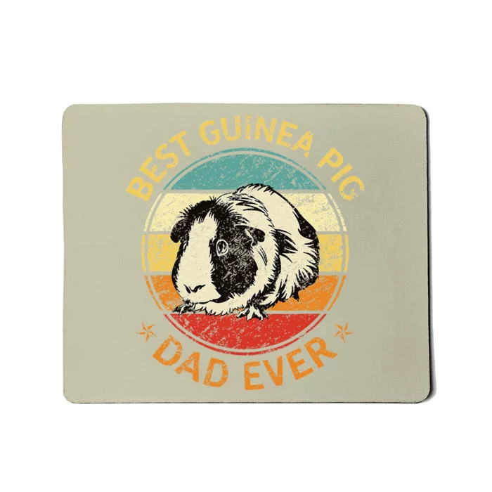 Best Guinea Pig Dad Ever Funny Guinea Pig Daddy Father Mousepad