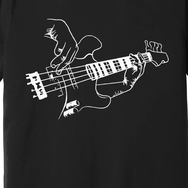 Bass Guitar Player Music Guitarist Musician Rock Premium T-Shirt