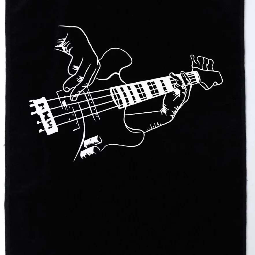 Bass Guitar Player Music Guitarist Musician Rock Platinum Collection Golf Towel