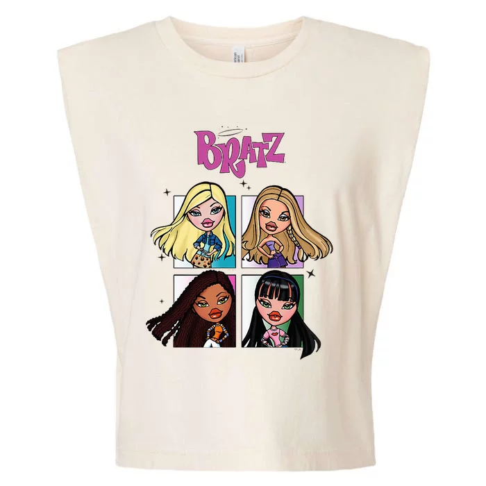 Bratz Girl Panels Gradient Colors Garment-Dyed Women's Muscle Tee