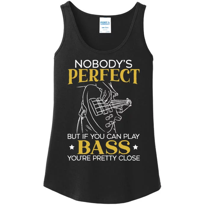 Bass Guitar Player Bassist Guitarist Musician Music Ladies Essential Tank