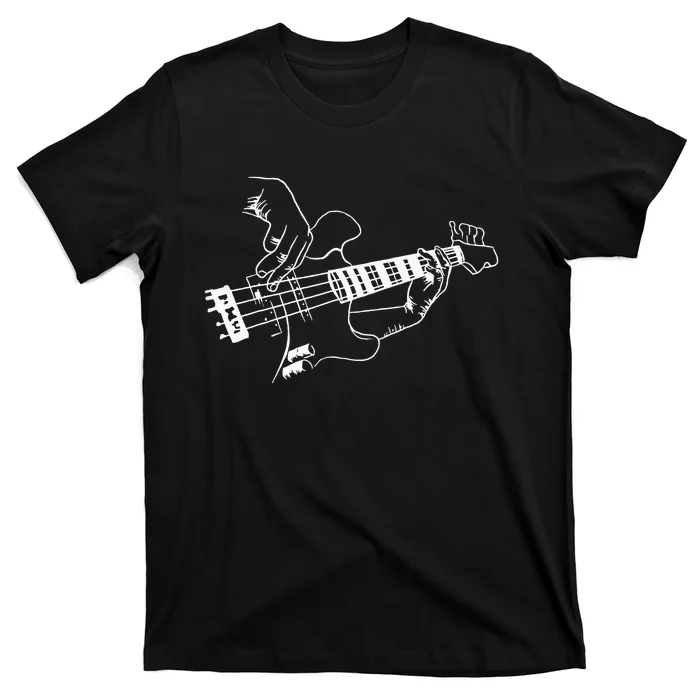 Bass Guitar Player Music Guitarist Musician Rock Cool Gift T-Shirt