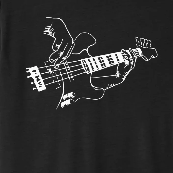 Bass Guitar Player Music Guitarist Musician Rock Cool Gift ChromaSoft Performance T-Shirt