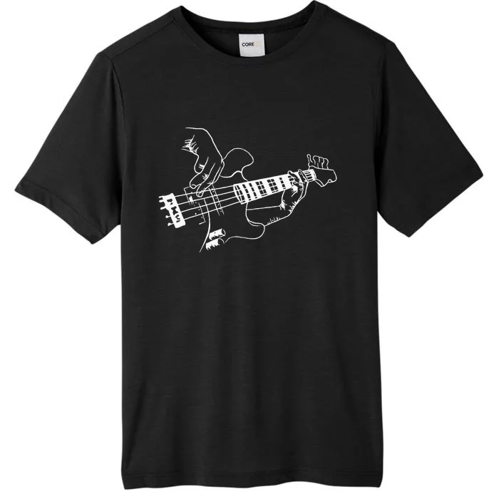 Bass Guitar Player Music Guitarist Musician Rock Cool Gift ChromaSoft Performance T-Shirt