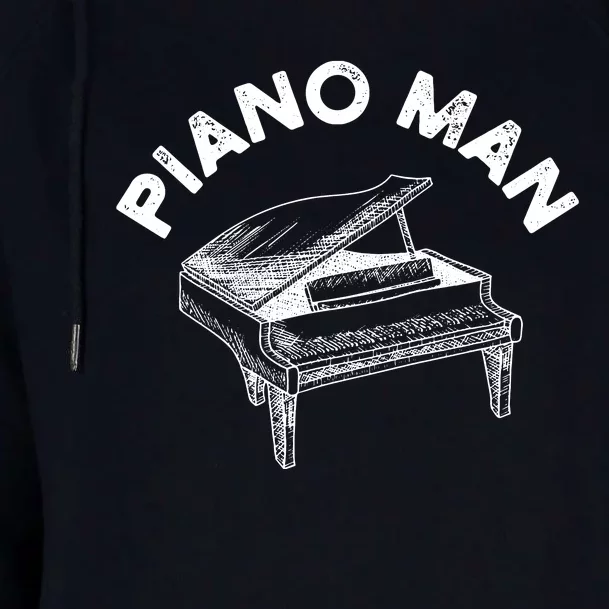 Baby Grand Piano Man Teacher Student Pianist Gifts Womens Funnel Neck Pullover Hood