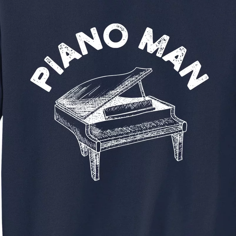 Baby Grand Piano Man Teacher Student Pianist Gifts Tall Sweatshirt