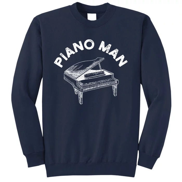 Baby Grand Piano Man Teacher Student Pianist Gifts Tall Sweatshirt