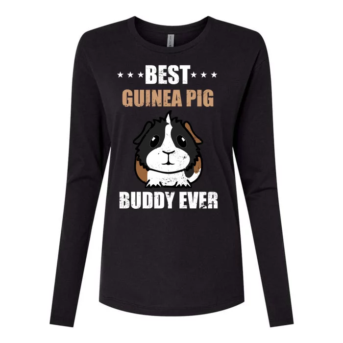 Best Guinea Pig Buddy Ever Womens Cotton Relaxed Long Sleeve T-Shirt