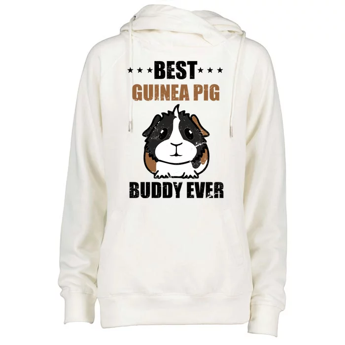 Best Guinea Pig Buddy Ever Womens Funnel Neck Pullover Hood