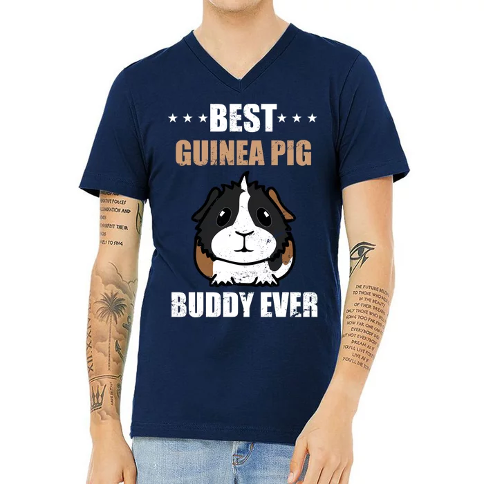 Best Guinea Pig Buddy Ever V-Neck T-Shirt