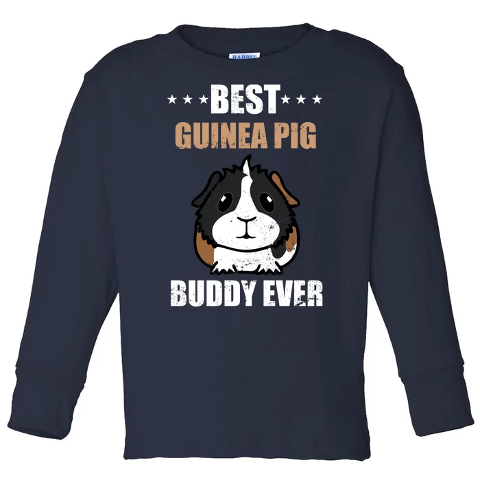 Best Guinea Pig Buddy Ever Toddler Long Sleeve Shirt