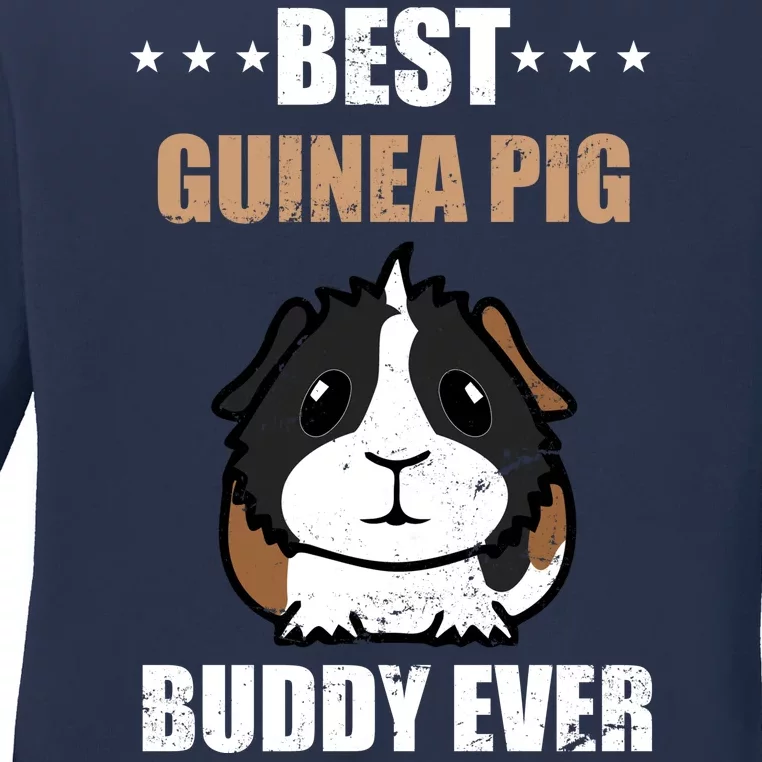 Best Guinea Pig Buddy Ever Ladies Long Sleeve Shirt