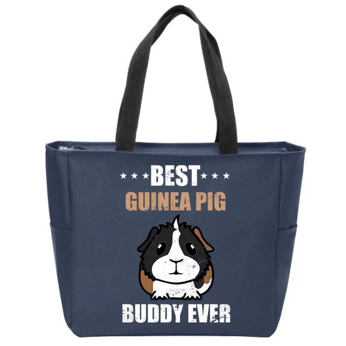 Best Guinea Pig Buddy Ever Zip Tote Bag