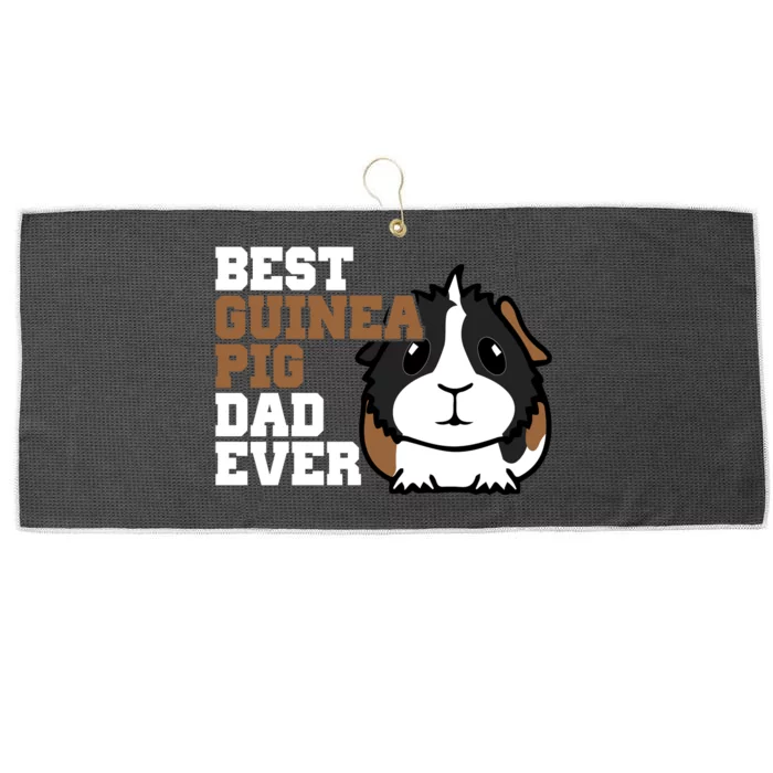 Best Guinea Pig Dad Ever Large Microfiber Waffle Golf Towel