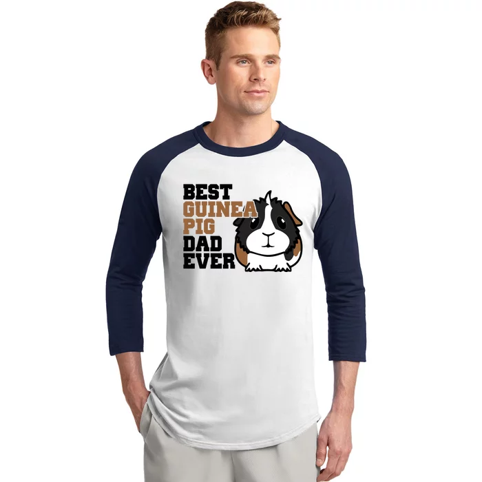 Best Guinea Pig Dad Ever Baseball Sleeve Shirt