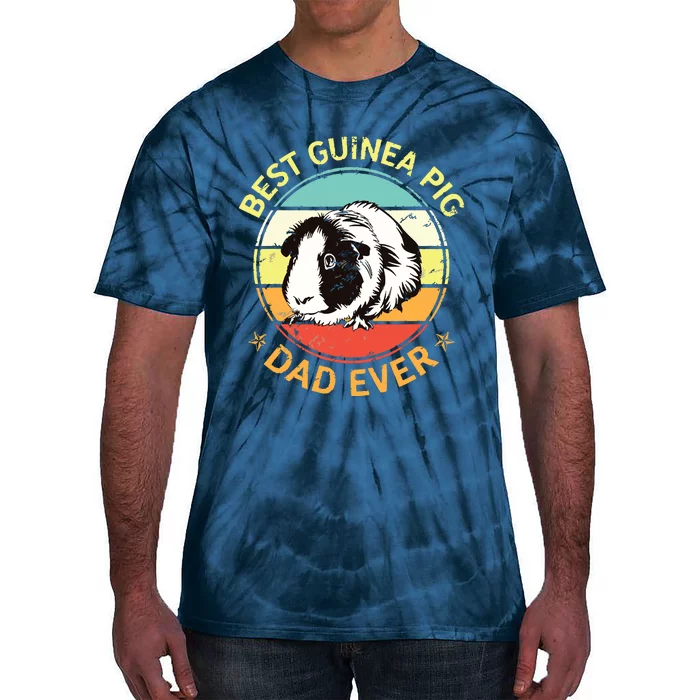 Best Guinea Pig Dad Ever Shirts Funny Guinea Pig Daddy Father Tie-Dye T-Shirt