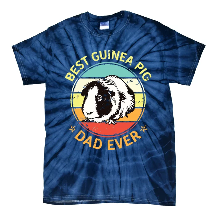 Best Guinea Pig Dad Ever Shirts Funny Guinea Pig Daddy Father Tie-Dye T-Shirt