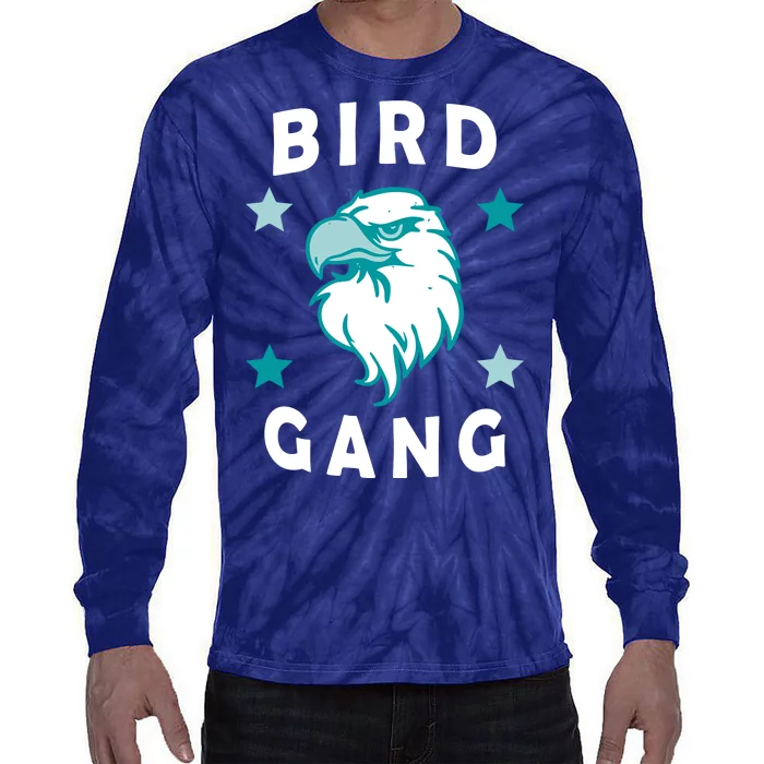 Bird Gang Philadelphia Pride Tie-Dye Long Sleeve Shirt