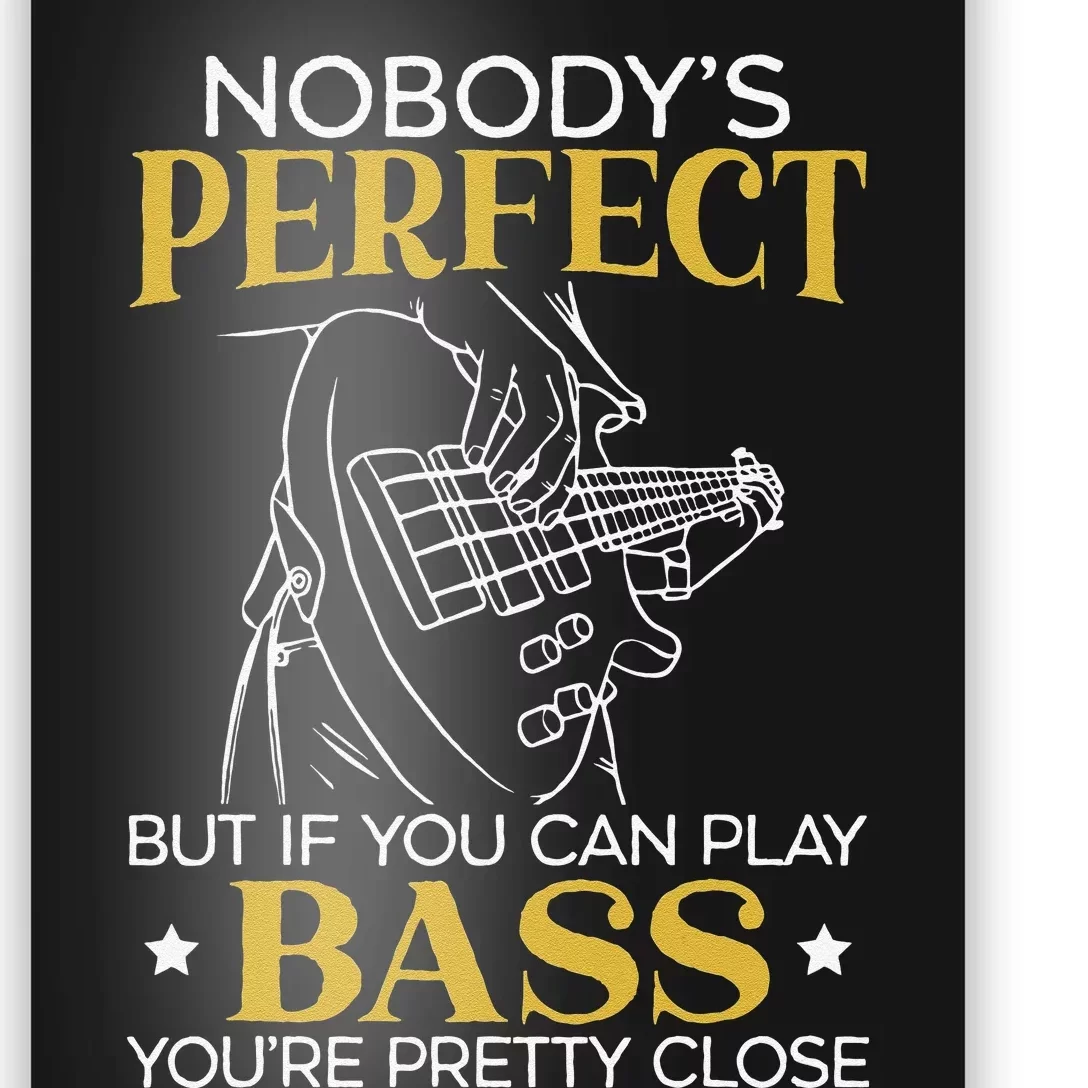 Bass Guitar Player Bassist Guitarist Musician Music Poster