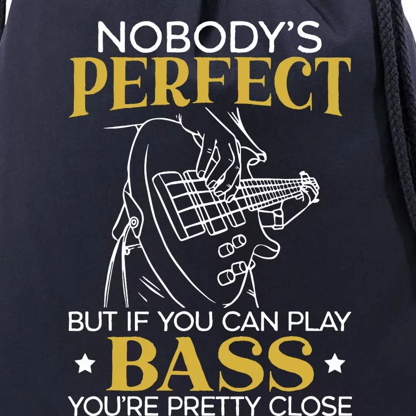 Bass Guitar Player Bassist Guitarist Musician Music Drawstring Bag