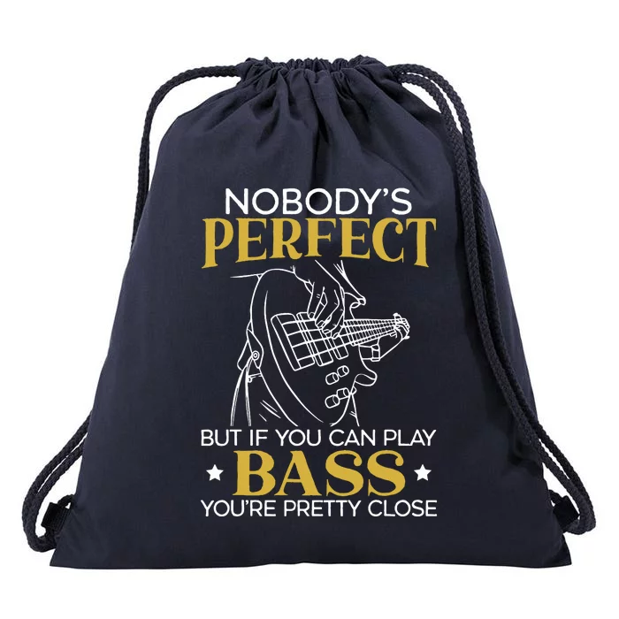 Bass Guitar Player Bassist Guitarist Musician Music Drawstring Bag