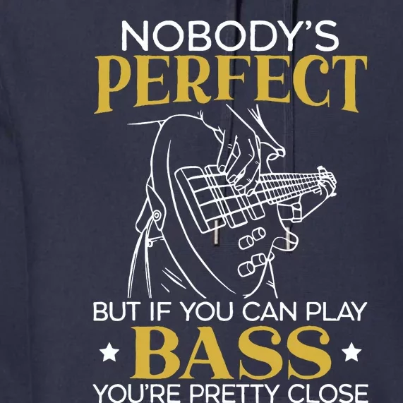 Bass Guitar Player Bassist Guitarist Musician Music Premium Hoodie