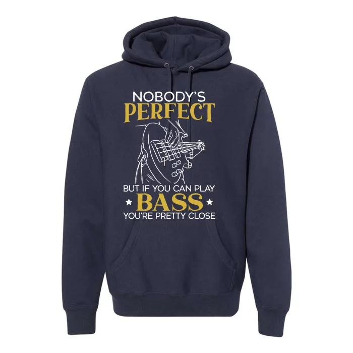 Bass Guitar Player Bassist Guitarist Musician Music Premium Hoodie