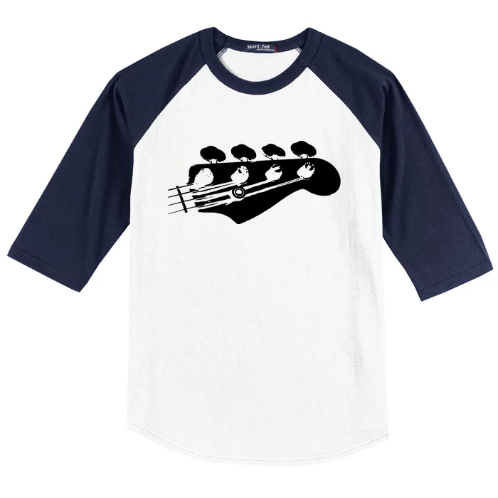 Bass Guitar Player Bassist Gift Baseball Sleeve Shirt