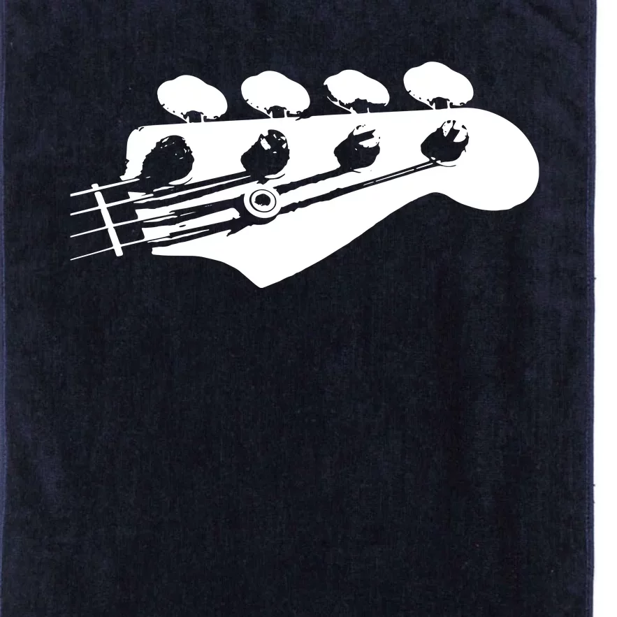 Bass Guitar Player Bassist Gift Platinum Collection Golf Towel