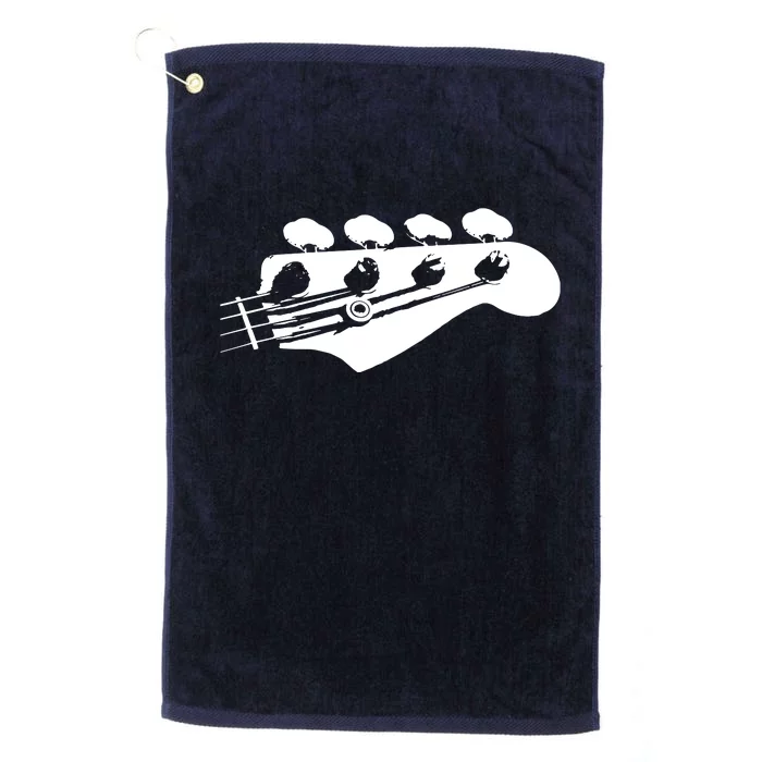 Bass Guitar Player Bassist Gift Platinum Collection Golf Towel