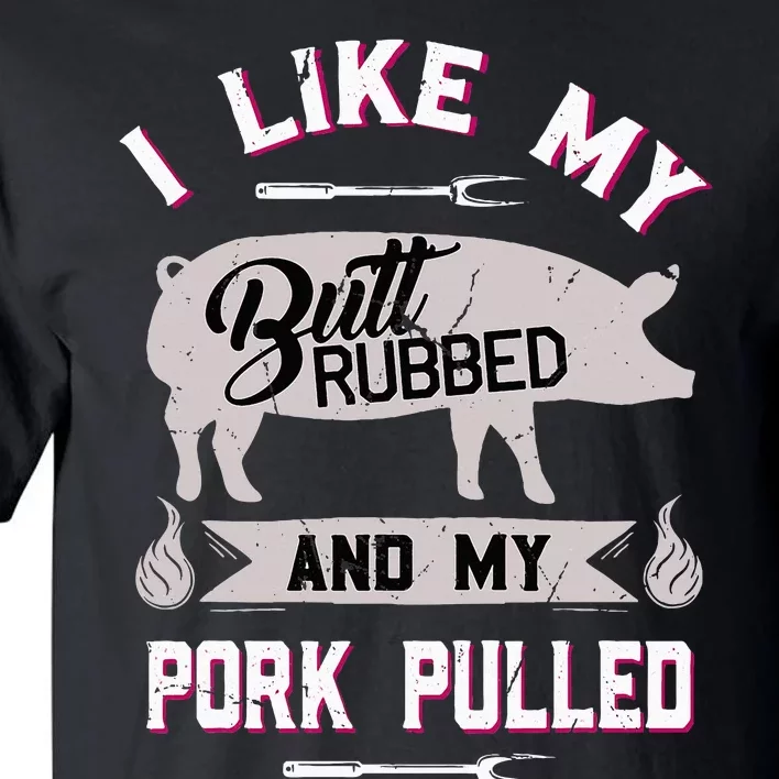 Bbq Grilling Pig Pulled Pork Tall T-Shirt