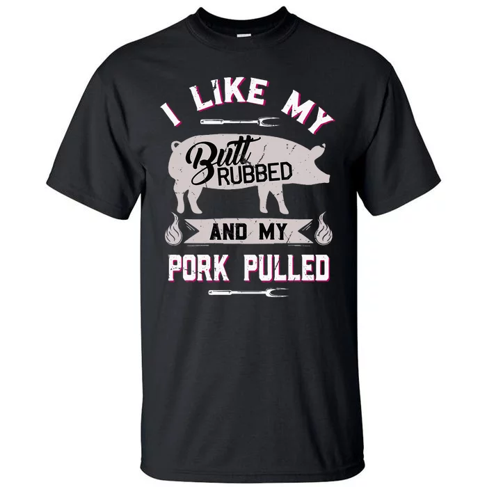 Bbq Grilling Pig Pulled Pork Tall T-Shirt