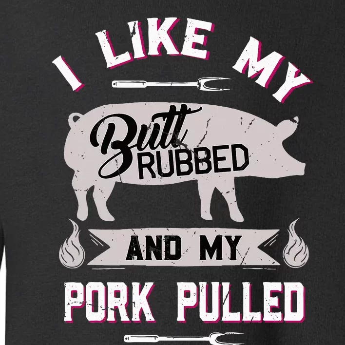 Bbq Grilling Pig Pulled Pork Toddler Sweatshirt