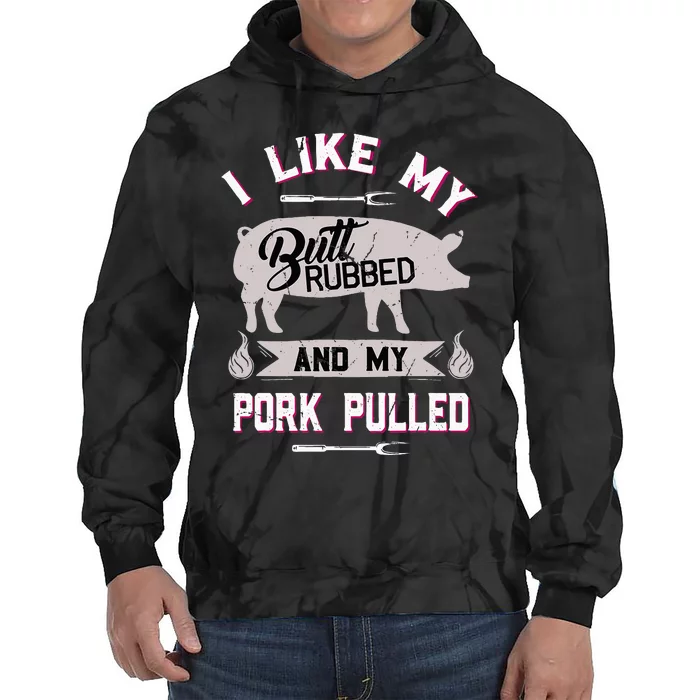 Bbq Grilling Pig Pulled Pork Tie Dye Hoodie