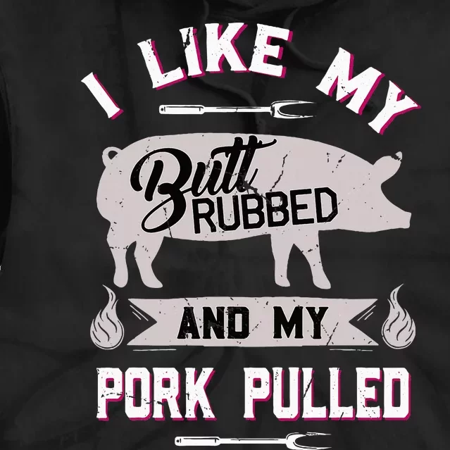 Bbq Grilling Pig Pulled Pork Tie Dye Hoodie