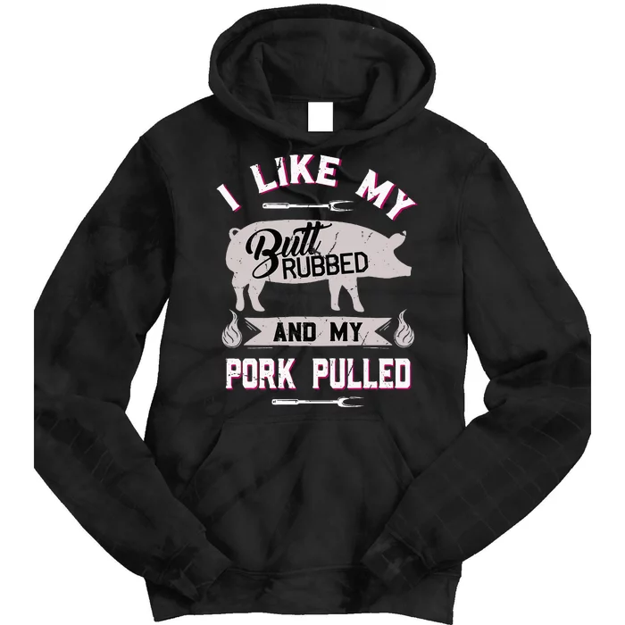 Bbq Grilling Pig Pulled Pork Tie Dye Hoodie