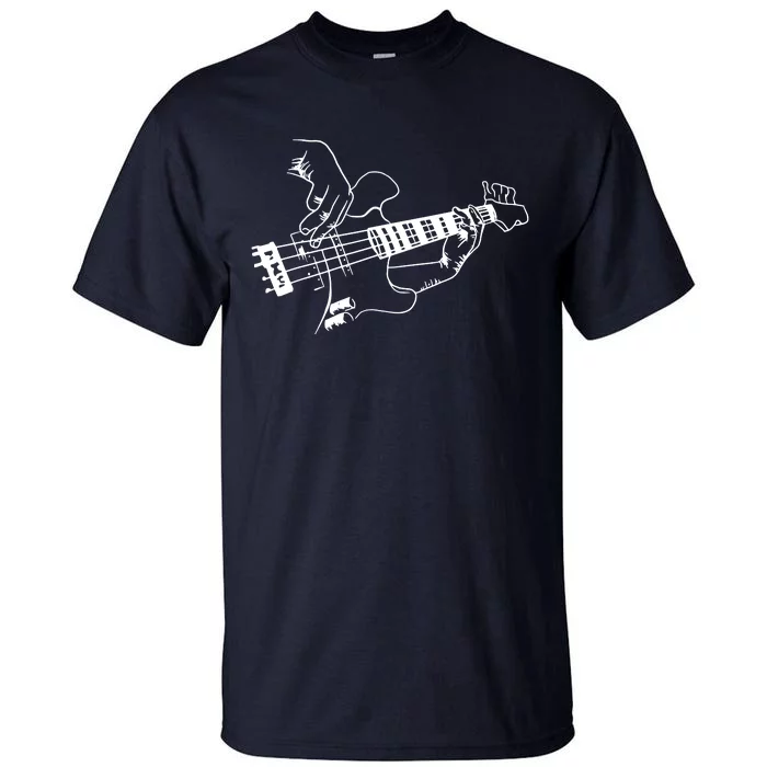 Bass Guitar Player Music Guitarist Musician Rock Tall T-Shirt