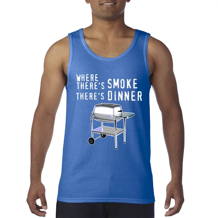 Bbq Grilling Pk Grill Smoker Barbecue Cooking Fathers Day Funny Gift Tank Top