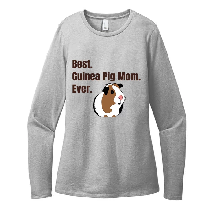 Best Guinea Pig Mom Ever Gift Pet Lover Gift Womens CVC Long Sleeve Shirt