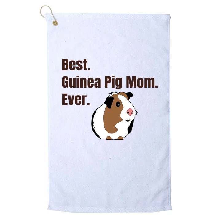 Best Guinea Pig Mom Ever Gift Pet Lover Gift Platinum Collection Golf Towel