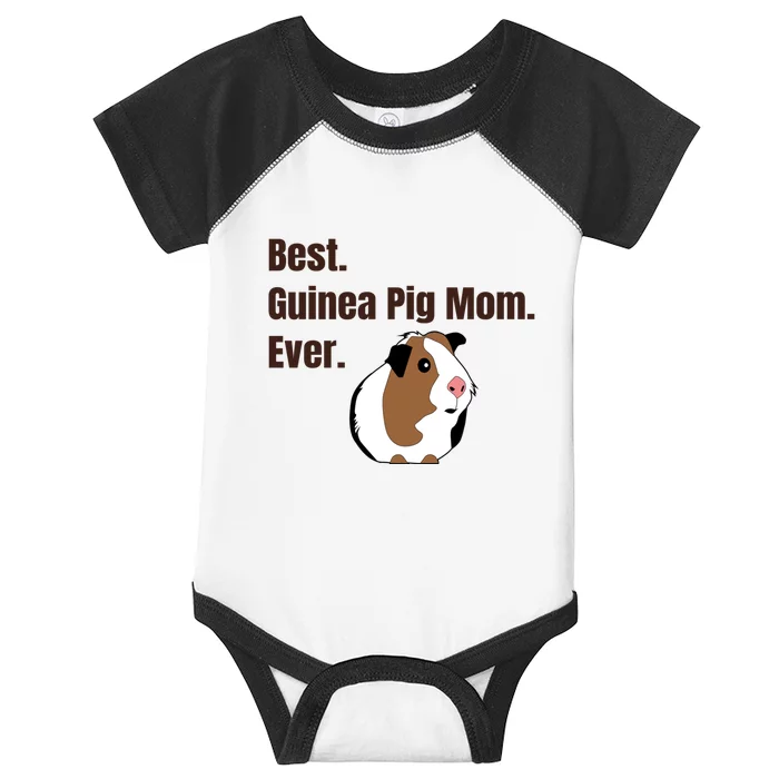 Best Guinea Pig Mom Ever Gift Pet Lover Gift Infant Baby Jersey Bodysuit