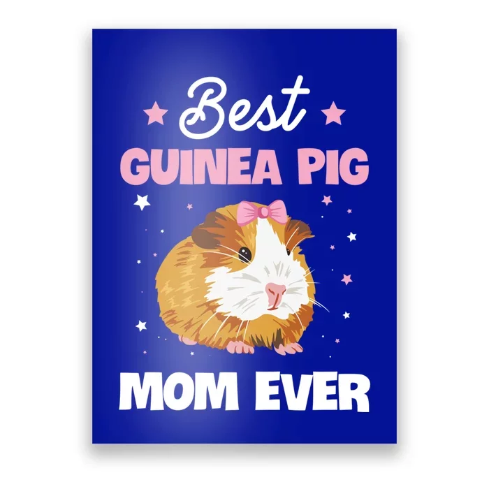 Best Guinea Pig Mom Ever Design For Your Guinea Pig Mom Cute Gift Poster