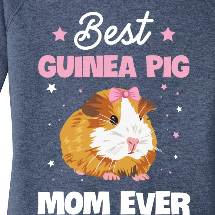 Best Guinea Pig Mom Ever Design For Your Guinea Pig Mom Cute Gift Women's Perfect Tri Tunic Long Sleeve Shirt