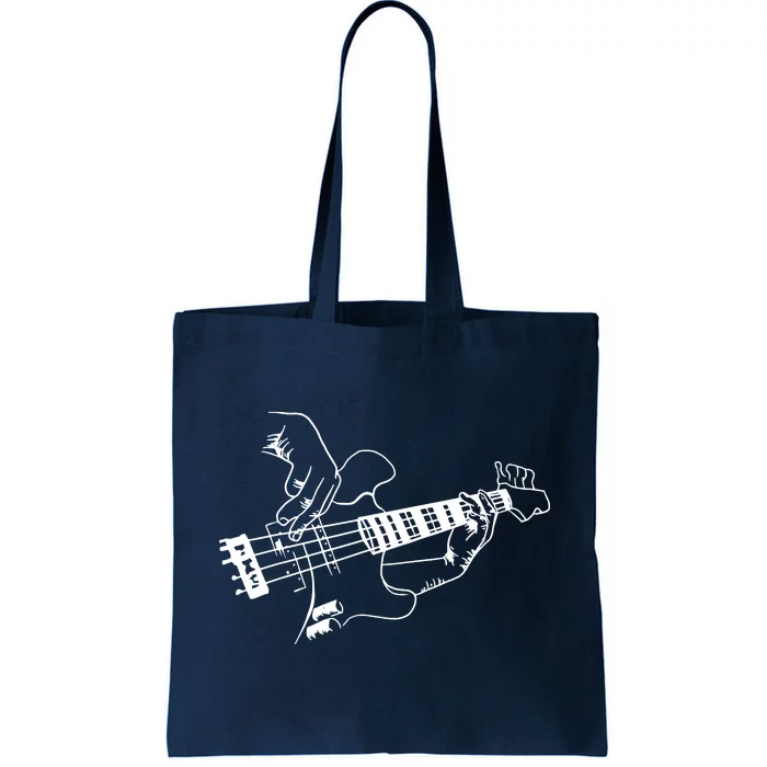 Bass Guitar Player Music Guitarist Musician Rock Tote Bag