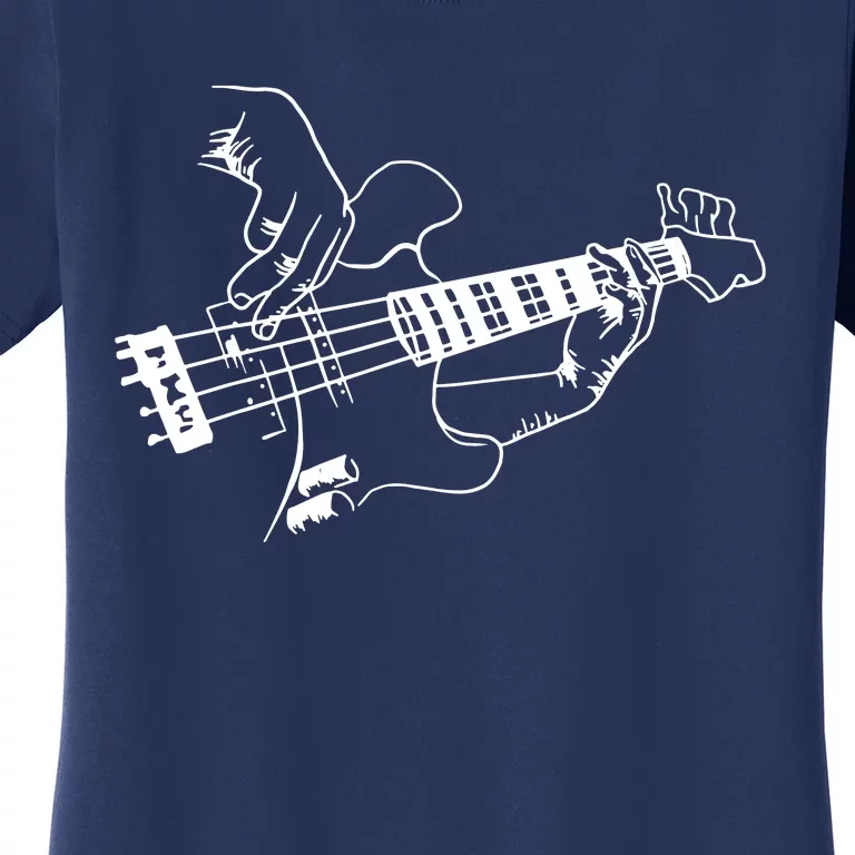 Bass Guitar Player Music Guitarist Musician Rock Women's T-Shirt