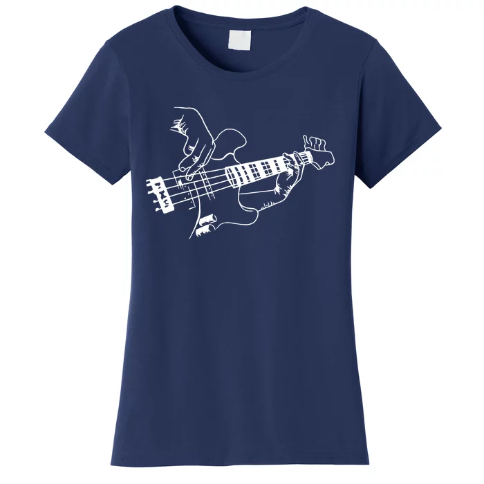 Bass Guitar Player Music Guitarist Musician Rock Women's T-Shirt