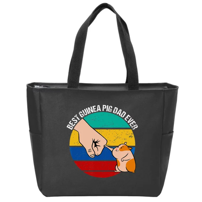 Best Guinea Pig Dad Ever Zip Tote Bag